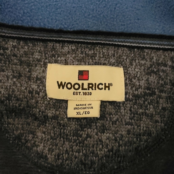 Woolrich ● Gray Heather Half Zip Pullover Sweater Men’s Size XL - Picture 7 of 8
